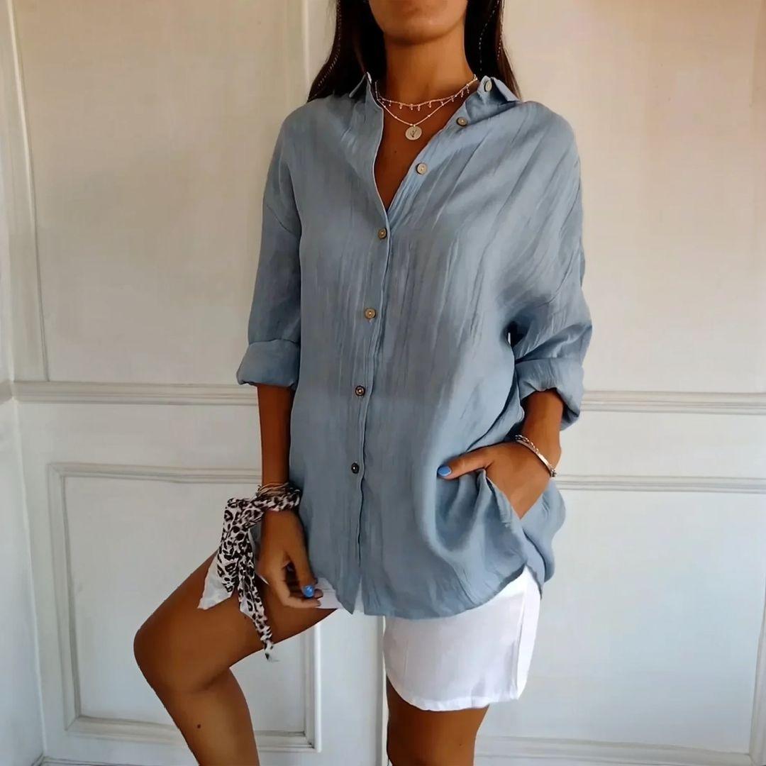 Kit 3 Camisas Ibiza em Linho – Design Semi Plissado