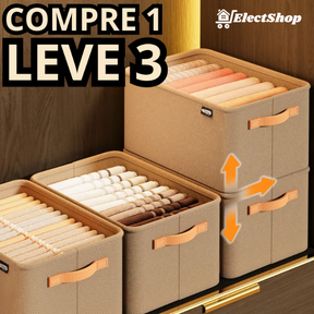 Organizador de Roupas Dobrável - COMPRE 1 LEVE 3 - PROMOÇÃO ACABA HOJE