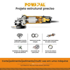 Promoção Primeira Compra: Esmerilhadeira Angular 650W