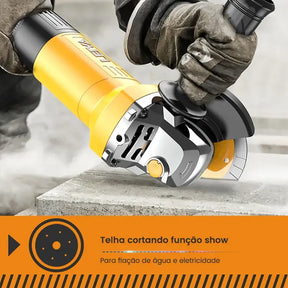 Promoção Primeira Compra: Esmerilhadeira Angular 650W