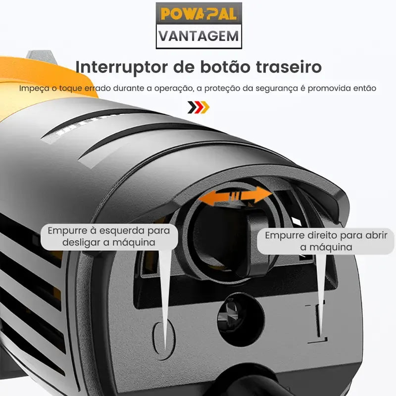 Promoção Primeira Compra: Esmerilhadeira Angular 650W